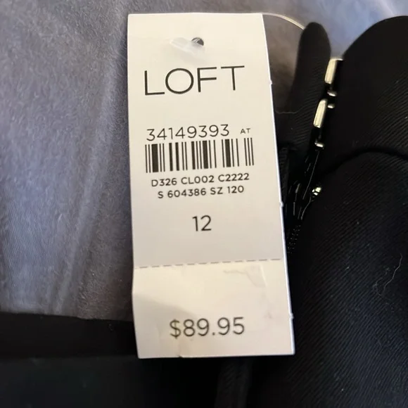 LOFT-Devin slim dress pants size 12 - Picture 2 of 4